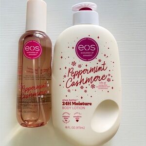 eos Peppermint Cashmere Body Lotion and Mist Set